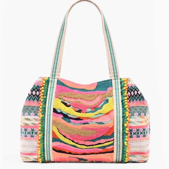 America & Beyond Handbags - America & Beyond beaded tote